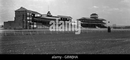 Newbury Racecourse - 1949 Stock Photo