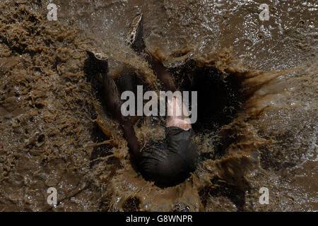 Tough Mudder - London West Stock Photo