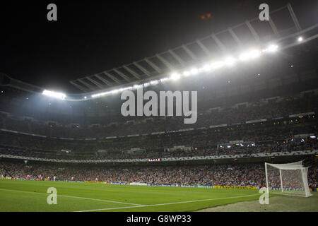 Soccer - UEFA Champions League - Group F - Real Madrid v Olympiakos - Santiago Bernabeu. Santiago Bernabeu, home of Real Madrid Stock Photo