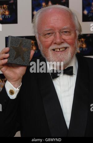 Sir Richard Attenborough arrives for the ITV Avenue Of The Stars evening, at London Studios. Stock Photo