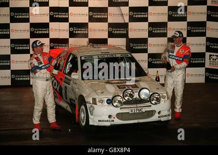Photo Ancienne Juha Kankkunen – Hyundai Accent WRC En Plein Vol, Rallye Années 2000