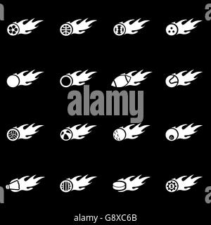 Vector black file sport balls icon set Stock Vector Image & Art - Alamy