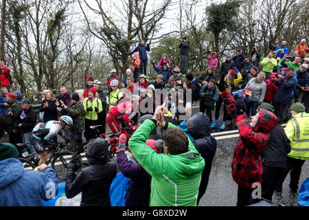 2016 Tour de Yorkshire - Stage Three - Middlesbrough to Scarborough Stock Photo