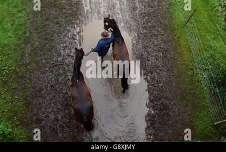 Spring weather May 10th 2016 Stock Photo