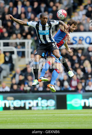 Newcastle United's Yohan Cabaye in action during the Barclays Premier ...