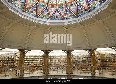 Library interior, Linderman Library, Lehigh University, 1878, with its ...