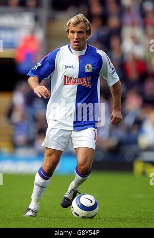 Soccer - FA Barclays Premiership - Blackburn Rovers v West Bromich Albion - Ewood Park. Michael Gray,Blackburn Rovers Stock Photo