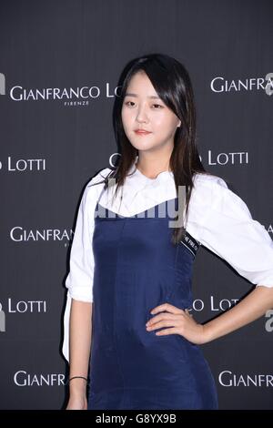 Seoul, Korea. 30th June, 2016. Seung-hyeon Kang attends Gianfranco Lotti promotion conference in Seoul, Korea on 30th June, 2016.(China and Korea Rights Out) © TopPhoto/Alamy Live News Stock Photo