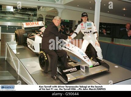 Car tyrrell ford 026 launch hi-res stock photography and images