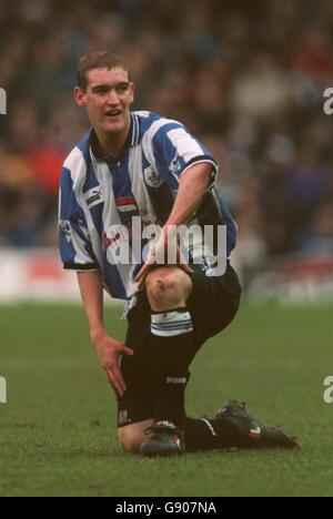 Soccer - FA Carling Premiership - Sheffield Wednesday v Wimbledon. Andy Booth, Sheffield Wednesday Stock Photo