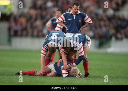 Rugby Union - Five Nations Championship - Scotland v France Stock Photo