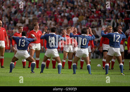 Rugby Union - World Cup 1991 - Group 3 - Wales v Western Samoa Stock Photo