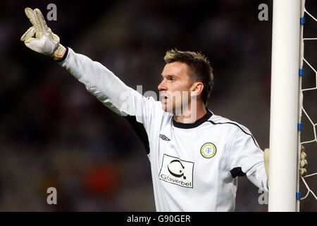 Soccer - UEFA Cup - First Round - Second Leg - Espanyol v FK Teplice - Montjuic Stadium Stock Photo