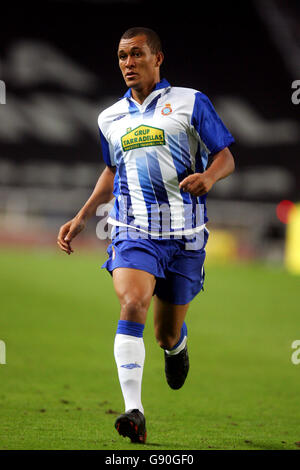 Soccer - UEFA Cup - First Round - Second Leg - Espanyol v FK Teplice - Montjuic Stadium. Eduardo Costa, Espanyol Stock Photo