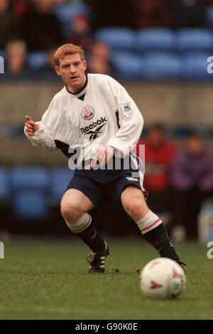 Soccer - FA Carling Premiership - Bolton Wanderers v Barnsley. Bolton Wanderers' Michael Johansen Stock Photo