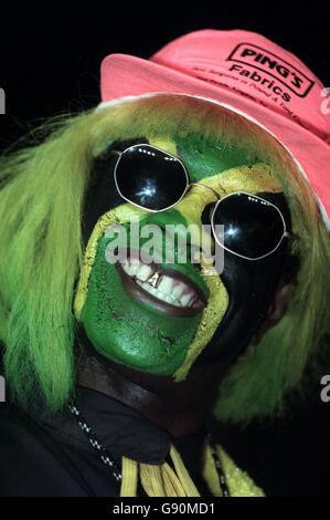 Soccer - Friendly - Jamaica v Sweden - Kingston, Jamaica. A Jamaica fan Stock Photo