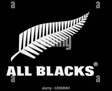 Rugby logo all blacks hi-res stock photography and images - Alamy