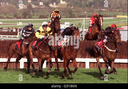 Horse Racing - Cheltenham National Hunt Festival. Royal & Sun Alliance Steeple Chase Stock Photo