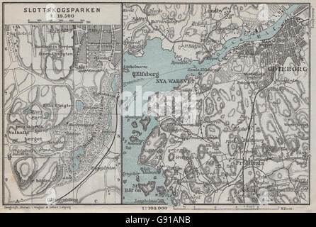 GOTA ESTUARY G ta lv Gothenburg G teborg Environs Sweden Karta gota-estuary-g-ta-lv-gothenburg-g-teborg-environs-sweden-karta