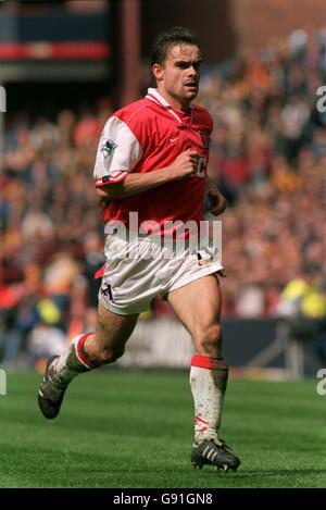 Soccer - Littlewoods FA Cup Semi Final - Wolverhampton Wanderers v Arsenal. Arsenal's Marc Overmars during the match Stock Photo