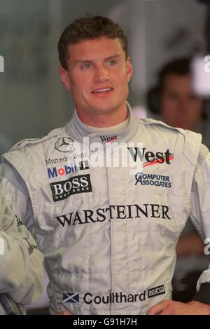 Formula One Motor Racing - Brazilian Grand Prix. David Coulthard Stock Photo