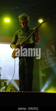 Franz Ferdinand in concert from Alexandra Palace, north London, Wednesday 30 November 2005. PRESS ASSOCIATION Photo. Photo credit should read: Yui Mok/PA Stock Photo