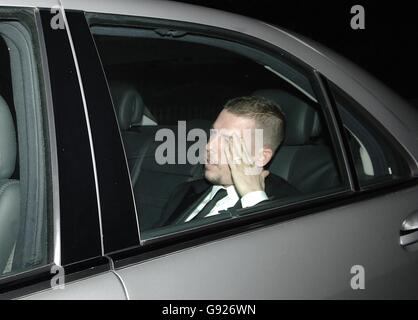 Fashion designer Alexander McQueen arrives for the reception party after the Civil Partnership Ceremony to mark the union of Sir Elton John and David Furnish. Stock Photo