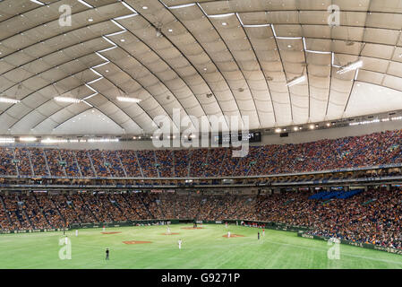 Tokyo Dome Baseball Stadium, Japan Stock Photo