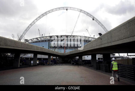 SOCCER Wembley Stock Photo