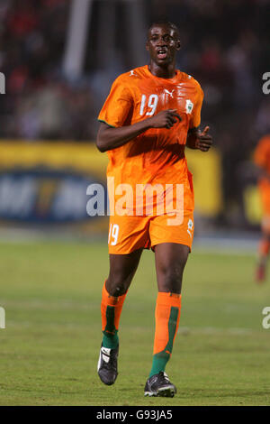 Soccer - African Cup of Nations 2006 - Group A - Libya v Ivory Coast - Cairo International Stadium Stock Photo