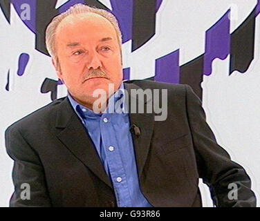 We are advised that video-grabs should not be used by daily papers later than 48 hours after the broadcast of the programme, without consent of the copyright holder. ALL TV AND INTERNET OUT. Video grab image of Respect MP George Galloway speaking on the Richard and Judy Show on Channel 4, Thursday January 26, 2006, after he was voted of the Celebrity Big Brother house last night. See PA Story SHOWBIZ Brother. PRESS ASSOCIATION Photo. Photo credit should read: Channel 4/PA Stock Photo