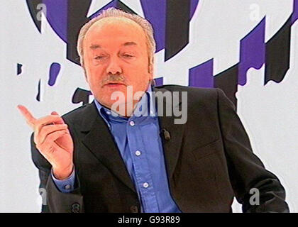 We are advised that video-grabs should not be used by daily papers later than 48 hours after the broadcast of the programme, without consent of the copyright holder. ALL TV AND INTERNET OUT. Video grab image of Respect MP George Galloway speaking on the Richard and Judy Show on Channel 4, Thursday January 26, 2006, after he was voted of the Celebrity Big Brother house last night. See PA Story SHOWBIZ Brother. PRESS ASSOCIATION Photo. Photo credit should read: Channel 4/PA Stock Photo