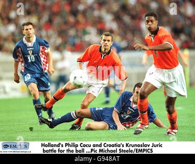 Soccer - World Cup France 98 - Third Place Play-Off - Holland v Croatia Stock Photo
