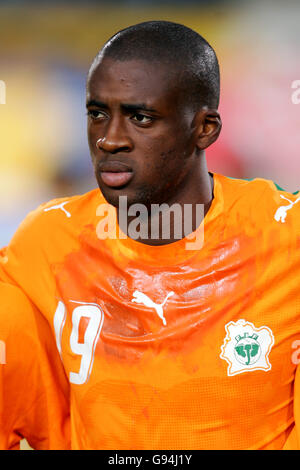 Soccer - African Cup of Nations 2006 - Group A - Libya v Ivory Coast - Cairo International Stadium Stock Photo