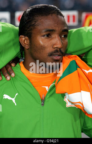 Soccer - African Cup of Nations 2006 - Group A - Libya v Ivory Coast - Cairo International Stadium Stock Photo