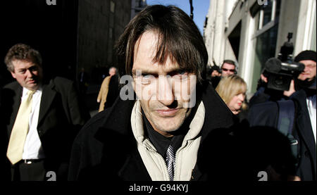 Bill Jenkins, the father of Billie-Jo Jenkins, outside the Old Bailey, London, Thursday February 9, 2006. Former deputy head teacher Sion Jenkins walked free today when a jury failed to reach a verdict over the murder of his foster daughter Billie-Jo. A second jury has failed to reach a verdict today on a charge that former deputy headteacher Jenkins murdered his teenage foster daughter Billie-Jo. The 12-strong panel had been trying since last week to agree but gave up today despite being told by judge Mr Justice David Clarke that he would accept a 10-2 majority decision. Two Old Bailey Stock Photo