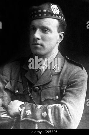 Noel Godfrey Chavasse was a British medical doctor and British Army officer who is one of only three people to be awarded a Victoria Cross twice. He was killed in action, with the Royal Army Medical Corps, in August 1917. Stock Photo