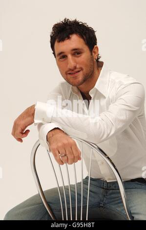 Antony Costa, one of the acts vying to become this year's UK Eurovision Song Contest entrant line up at a photoshoot at the Holborn Studios, north London, Thursday 16 February 2006. See PA story SHOWBIZ Eurovision. PRESS ASSOCIATION Photo. Photo credit should read: Ian West/PA Stock Photo