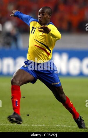 Soccer - International Friendly - Holland v Ecuador - Amsterdam ArenA. Walter Calderon, Ecuador Stock Photo