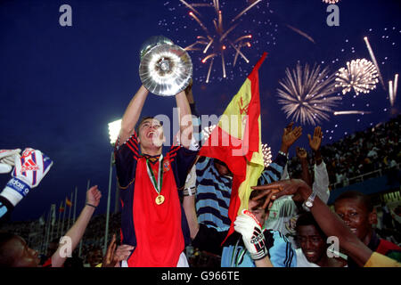 Soccer - FIFA World Youth Championships, Nigeria - Final - Japan v Spain Stock Photo