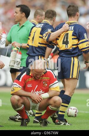 Rugby League - Silk Cut Challenge Cup - Final - London Broncos v Leeds Rhinos Stock Photo