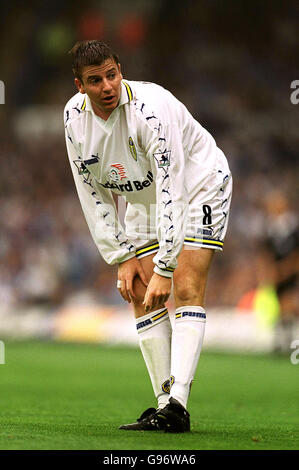 Soccer - FA Carling Premiership - Leeds United v Derby County. Leeds United's Michael Bridges Stock Photo