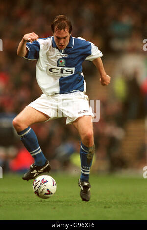 Soccer - FA Carling Premiership - Blackburn Rovers v Tottenham Hotspur. Jason McAteer, Blackburn Rovers Stock Photo