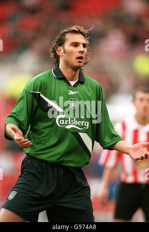 Soccer Friendly - Sunderland v Liverpool. Liverpool's Patrik Berger Stock Photo