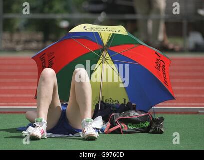 Athletics - English Schools Championships - Bury St Edmunds Stock Photo