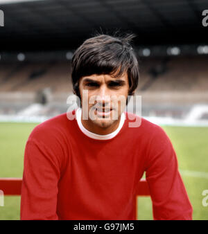 Filer dated 01-07-1968 of Manchester United legend George Best. A memorial service to celebrate Best's life will be held in Manchester Thursday March 16 2006, with players and managers past and present expected to attend. See PA story MEMORIAL Best. PRESS ASSOCIATION photo. Photo Credit should read: PA/PA. Stock Photo