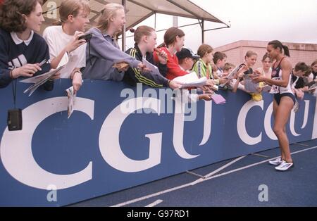 Athletics - CGU Challenge - Great Britain v USA - Glasgow Stock Photo