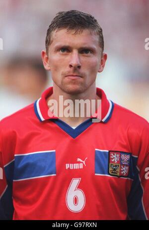 Soccer - Euro 2000 Qualifier - Group Nine - Czech Republic v Scotland. Martin Hasek, Czech Republic Stock Photo