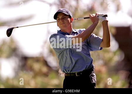 Golf - The 33rd Ryder Cup Matches - The Country Club - Brookline. Sergio Garcia, Europe Stock Photo