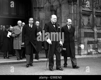 Memorial Service - Westminster Abbey, London Stock Photo